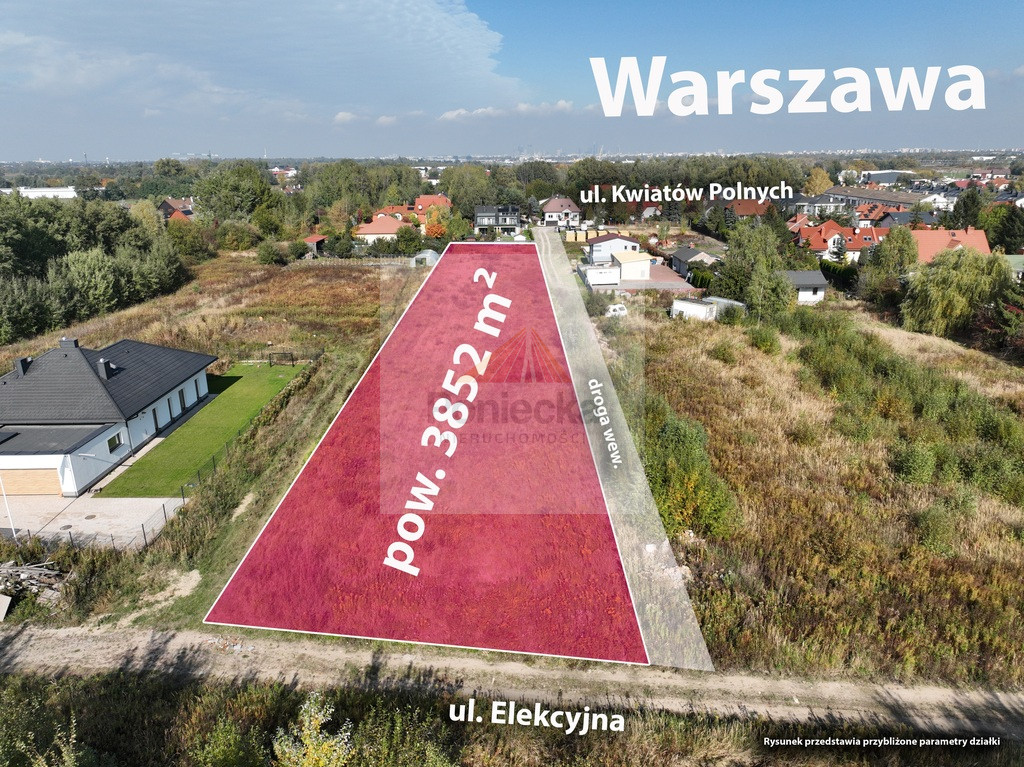 Działka Sprzedaż Dawidy Bankowe Kwiatów Polnych 4