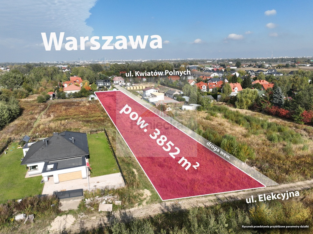 Działka Sprzedaż Dawidy Bankowe Kwiatów Polnych 6