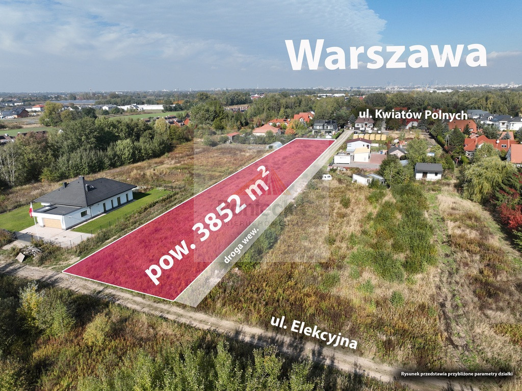 Działka Sprzedaż Dawidy Bankowe Kwiatów Polnych 1